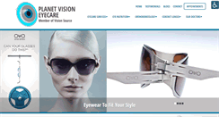 Desktop Screenshot of planetvision-eyecare.com